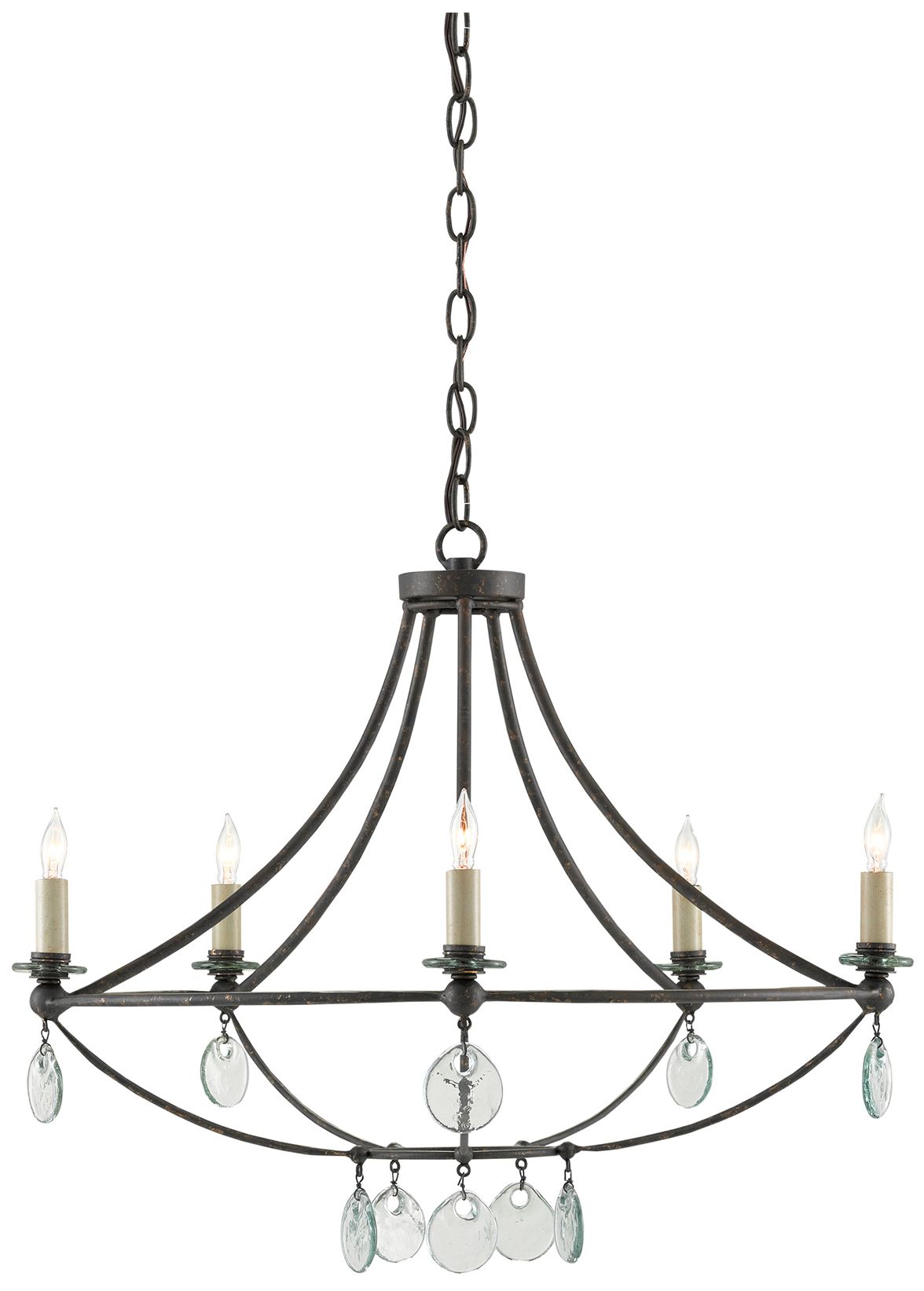 Image 2 Currey & Company Novella 24" Wide Mayfair Chandelier