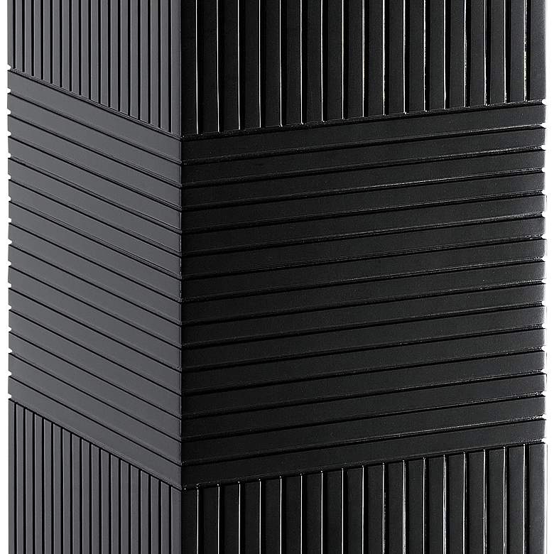 Image 2 Currey and Company Odense 12" Wide Black Pedestal more views