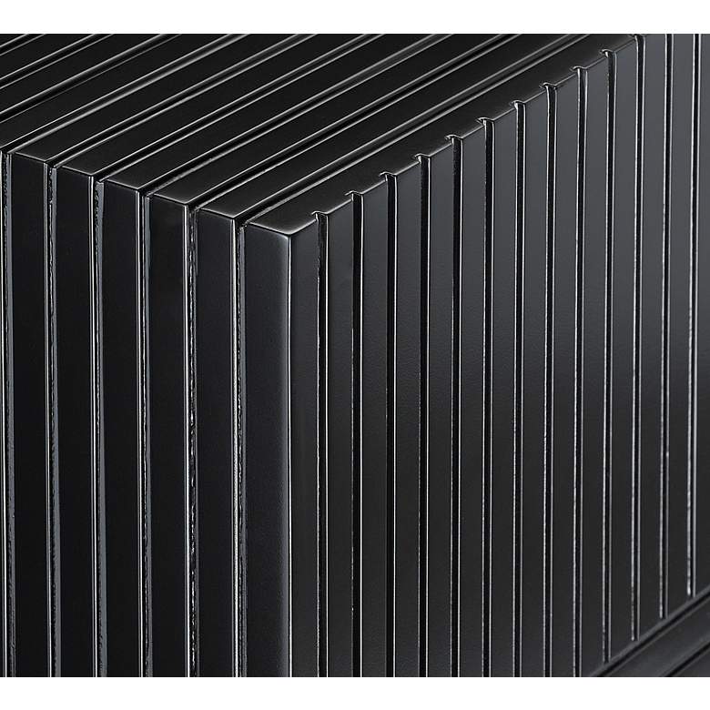 Image 3 Currey and Company Odense 12" Wide Black Pedestal more views
