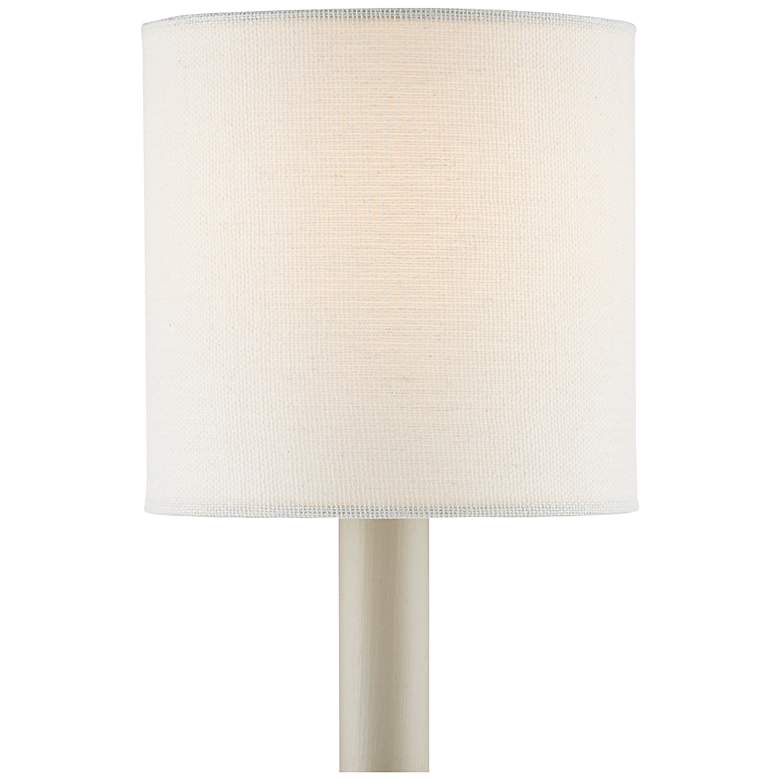Image 1 Currey & Company Off-White Drum Lamp Shade 5x5x5 (Clip-On)
