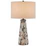 2_Currey & Company Oldwalls 30" Mosaic Glass Modern Table Lamp