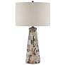5_Currey & Company Oldwalls 30" Mosaic Glass Modern Table Lamp more views