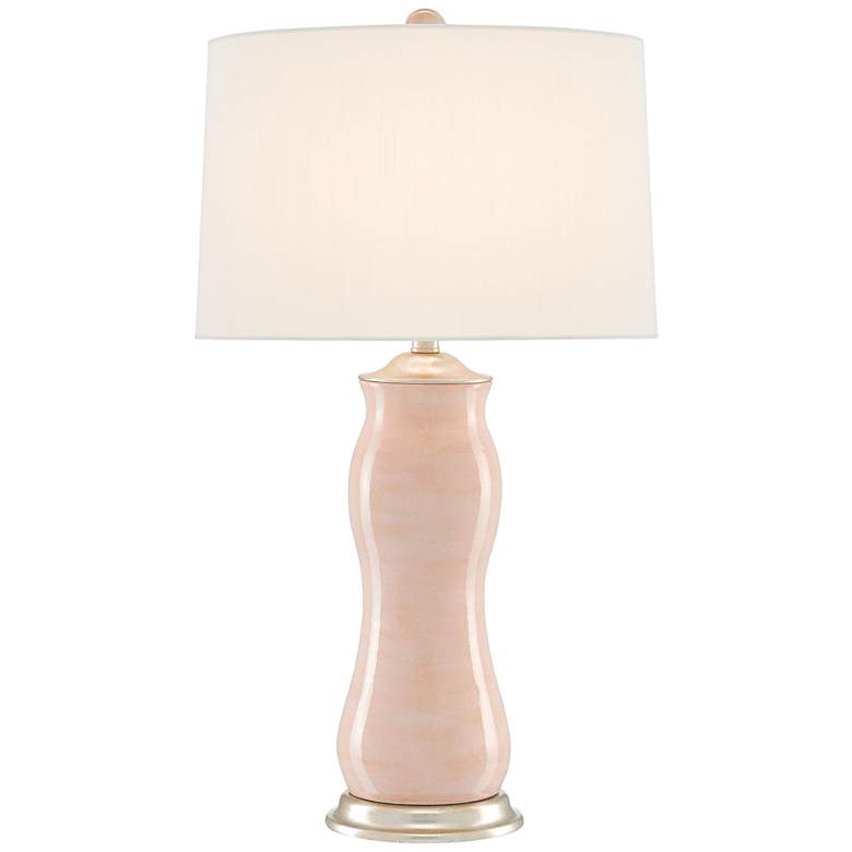 Image 1 Currey &amp; Company Ondine Blush Terracotta Table Lamp