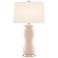 Currey & Company Ondine Blush Terracotta Table Lamp