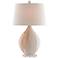 Currey & Company Opal Amber 31 3/4" Oval Ceramic Table Lamp