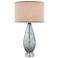 Currey & Company Optimist Pale Blue Speckle Glass Table Lamp