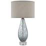 2_Currey & Company Optimist Pale Blue Speckle Glass Table Lamp more views