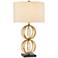 Currey and Company Ornament Antique Gold Leaf Table Lamp