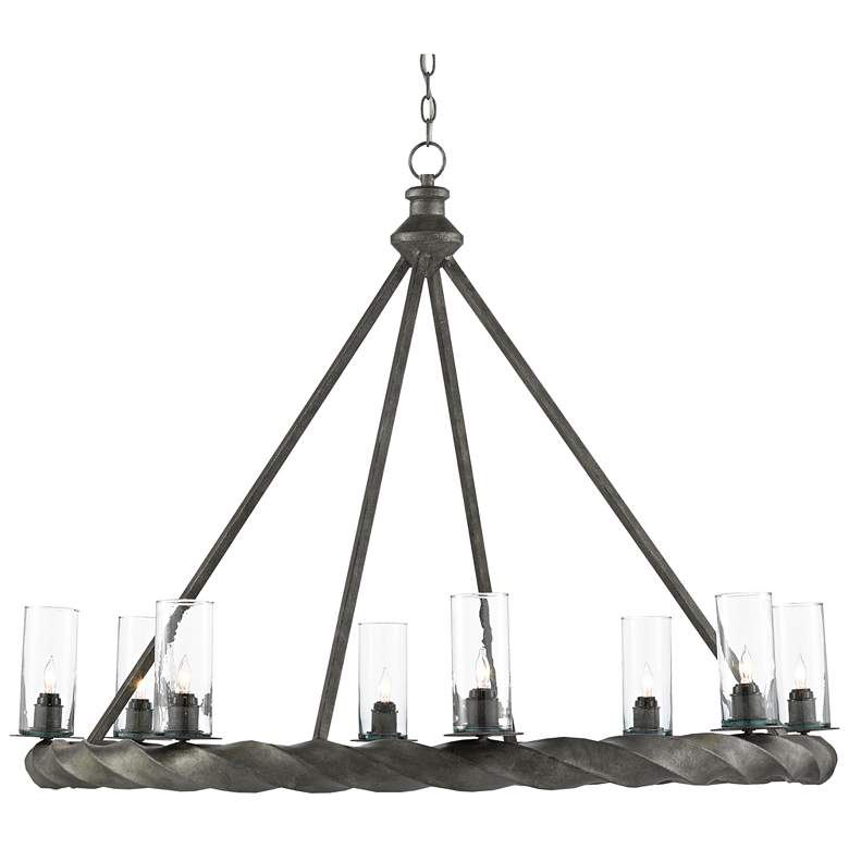 Image 1 Currey &#38; Company Orson 45 inch Black 8-Light Chandelier