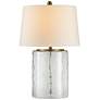 Currey &amp; Company Oscar 25" Clear Water Glass Table Lamp