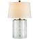 Currey & Company Oscar 25" Clear Water Glass Table Lamp