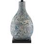 Currey &amp; Company Ostracon Vintage Blue Ceramic Table Lamp