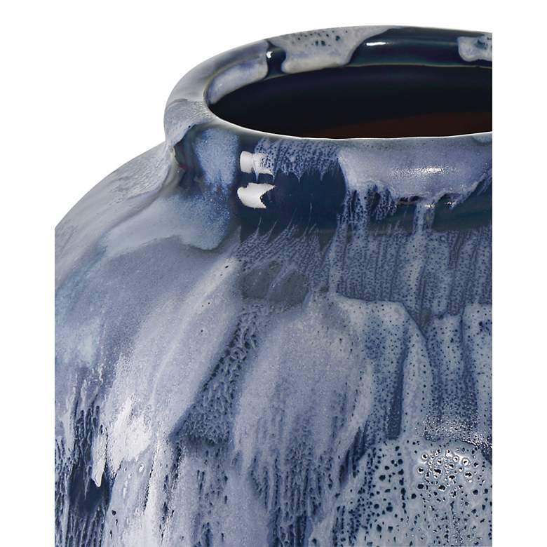 Image 3 Currey & Company Pallas Blue and White Ceramic Vases Set of 2 more views