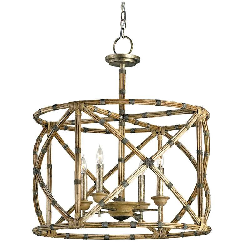 Image 1 Currey & Company Palm Beach 25" Beach 4-Light Lantern