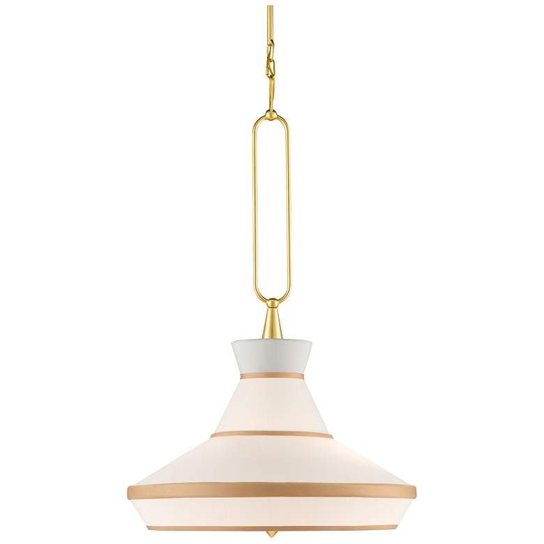 Image 1 Currey & Company Perth 22" Wide Gold Leaf Pendant Light