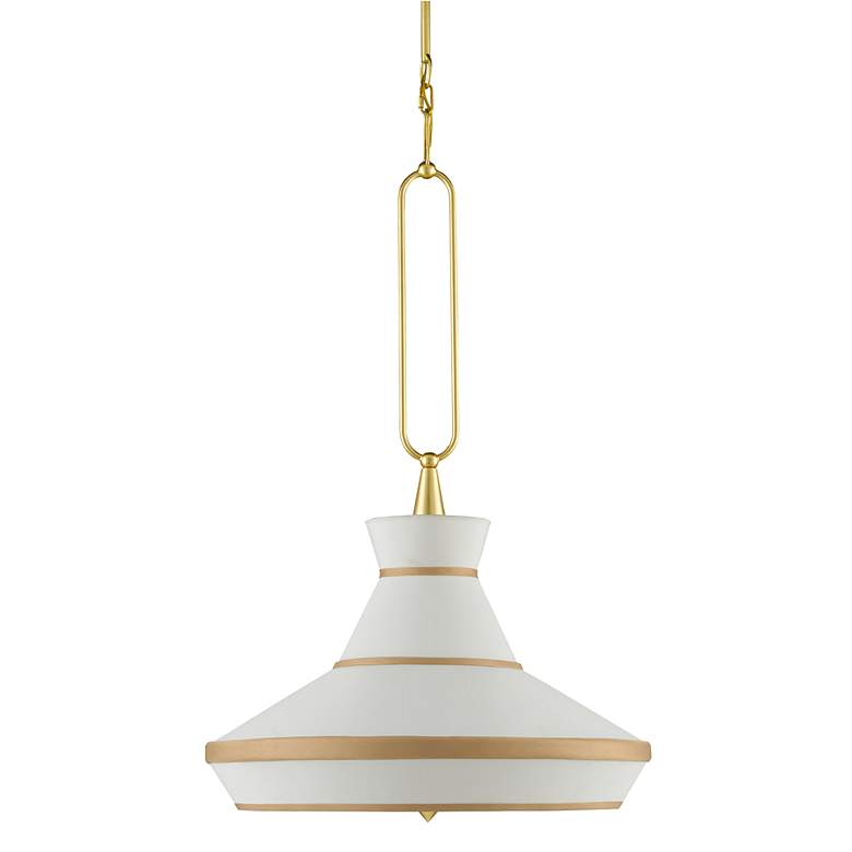 Image 2 Currey & Company Perth 22" Wide Gold Leaf Pendant Light more views