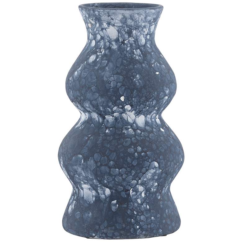 Image 1 Currey & Company Phonecian Navy 16" High Terracotta Vase