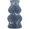 Currey and Company Phonecian Navy 16" High Terracotta Vase