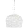 1_Currey & Company Piero 16" Wide White Pendant Light