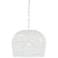 Currey & Company Piero 16" Wide White Pendant Light