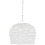 2_Currey & Company Piero 16" Wide White Pendant Light more views