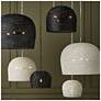 7_Currey & Company Piero 22 1/4"W Satin Black 3-Light Pendant more views