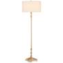 Currey &amp; Company Pilare 64"  Shiny Gold Floor Lamp