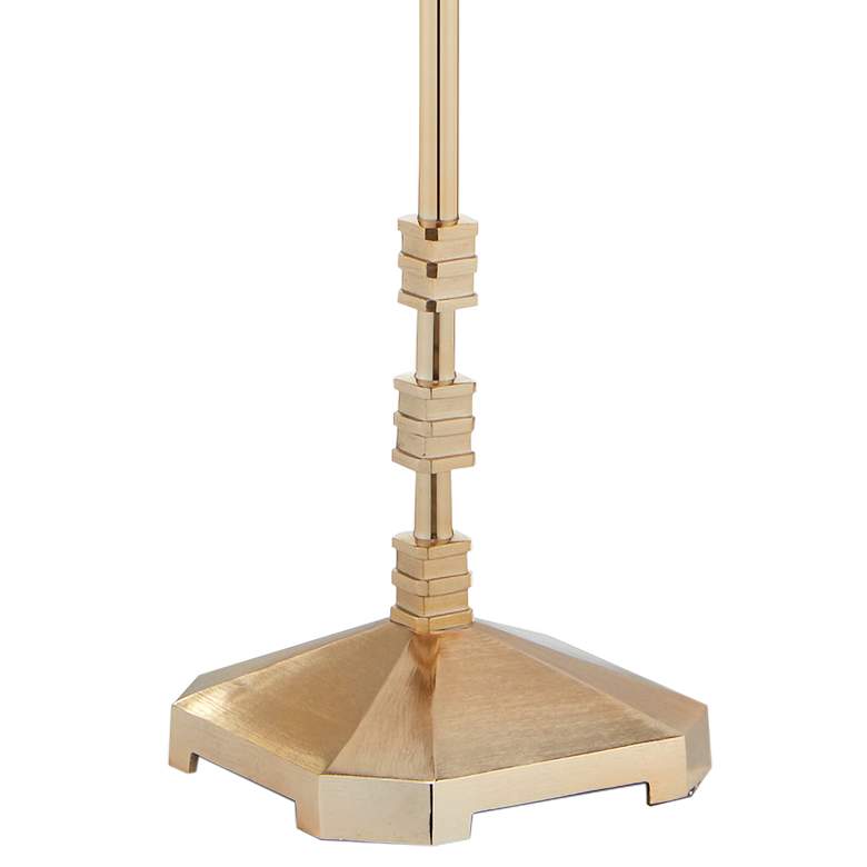 Image 4 Currey &amp; Company Pilare Shiny Gold Floor Lamp more views