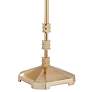 Currey &amp; Company Pilare Shiny Gold Floor Lamp