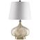 Currey and Company Polonaise Smoked Sand Glass Table Lamp
