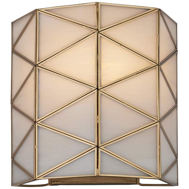 Image 1 Currey & Company Polyhedron 1-Light Wall Sconce