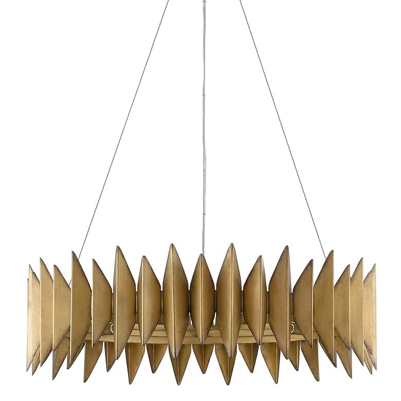 Image 2 Currey & Company Potter 32" Gold 8-Light Chandelier more views