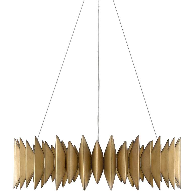 Image 3 Currey & Company Potter 32" Gold 8-Light Chandelier more views