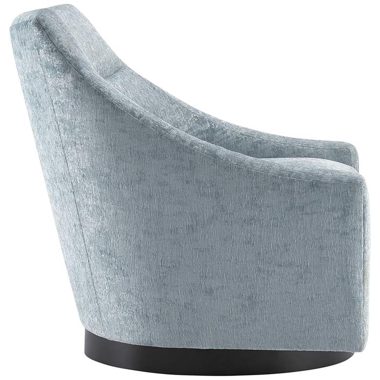 Image 5 Currey and Company Pryce Buzzword Cerulean Swivel Chair more views