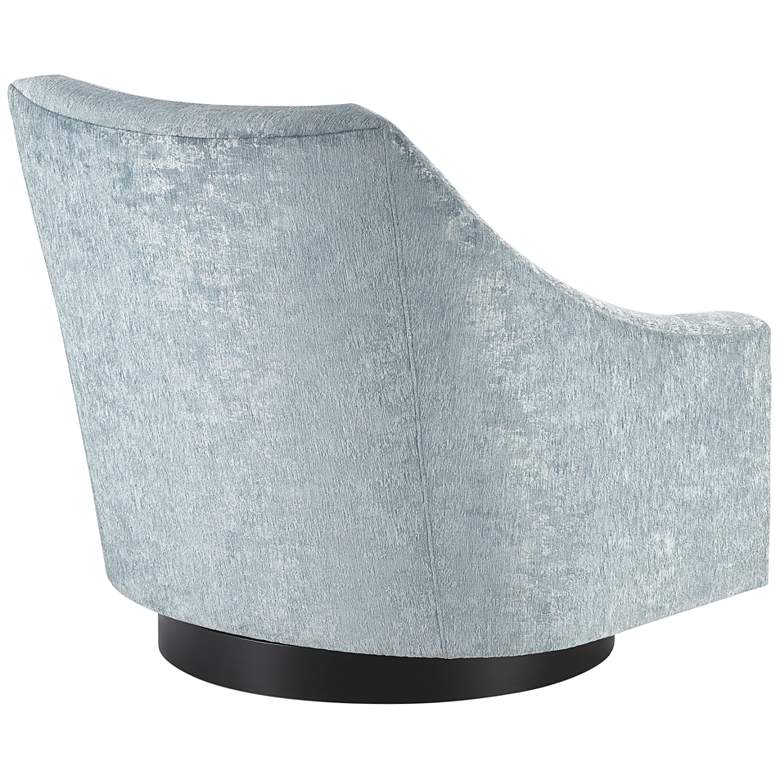 Image 6 Currey and Company Pryce Buzzword Cerulean Swivel Chair more views