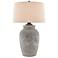 Currey and Company Quest 35" High Rustic Gray Concrete Table Lamp