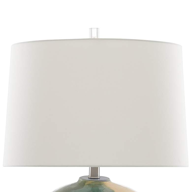 Image 3 Currey & Company Rainbow Multi-Color Porcelain Table Lamp more views