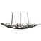 Currey & Company Rainforest 34 1/2" Rustic Bronze Chandelier