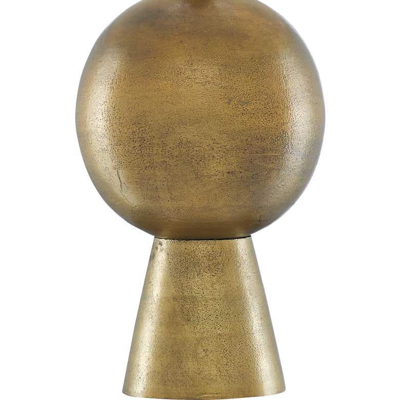 Image 2 Currey & Company Rami 27" Antique Brass Modern Table Lamp more views