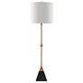 3_Currey and Company Recluse Brass with Black Table Lamp more views