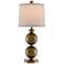 Currey and Company Replete Antique Brass Accent Table Lamp