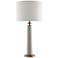 Currey and Company Rhyme Speckled Gray Table Lamp