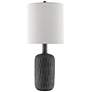 Currey &amp; Company Rivers 32 1/2" Steel Gray Ceramic Table Lamp