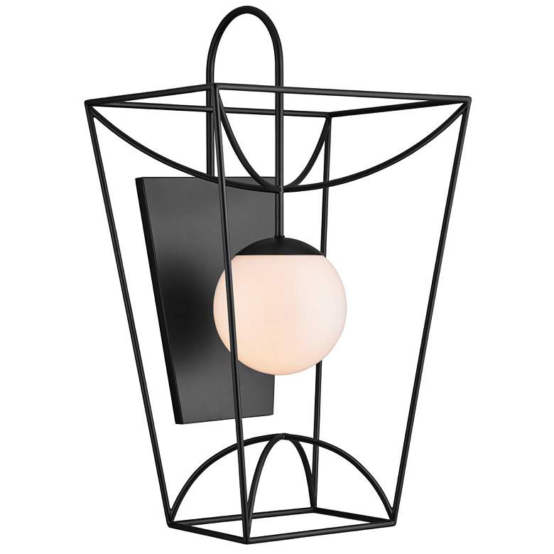Image 1 Currey & Company Rochefort 1-Light 31" Indoor/Outdoor Wall Sconce