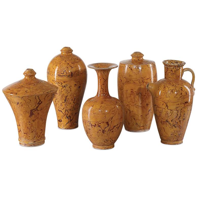 Image 2 Currey & Company Romulus Vase Set of 5