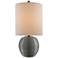 Currey and Company Ross Gray Terracotta Table Lamp