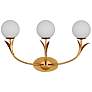 4_Currey & Company Rossville 3-Light Gold Wall Sconce more views