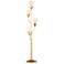 Currey & Company Rossville Gold Leaf 4-Light Tree Floor Lamp