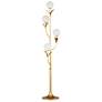 2_Currey & Company Rossville Gold Leaf 4-Light Tree Floor Lamp more views