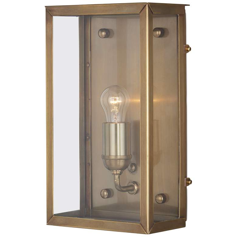 Image 1 Currey & Company Royster Brass Outdoor 1-Light Wall Sconce
